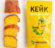 Банановый кейк с миндалем