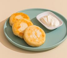 Фирменные сырники Greenbox с семенами льна