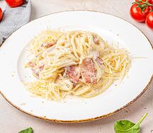 Паста Карбонара с беконом