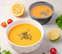 Тыквенный крем-суп с семечками