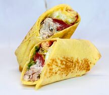 Лаваш с пастрами из индейки и копченной паприкой