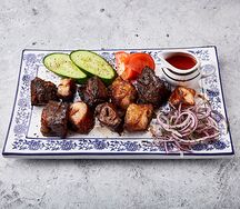 Говяжья печень с курдюком