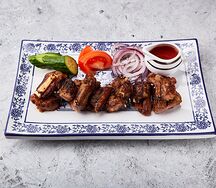 Шашлык из бараньих семечек