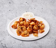 Жареные пельмени