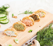 Ассорти сытных профитролей