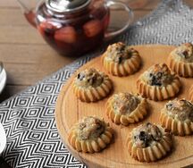 Перепечки с курицей и грибами