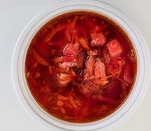 Борщ красный