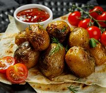Картофель на мангале
