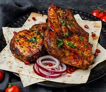 Шашлык из свиной корейки