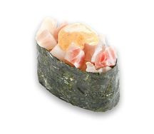 Гункан с острым морским окунем