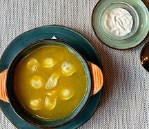 Суп из пельменей