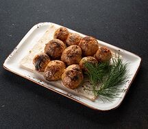 Картофель, запеченный на углях