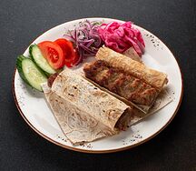 Люля-кебаб из свинины и говядины