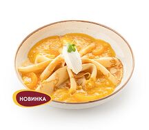 Блинчики с соусом «Сюзетт» и крем-чизом