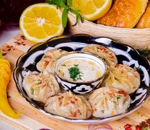 Манты говяжий
