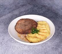 Куриные котлеты с гарниром