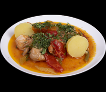 Жаркое из курицы с овощами