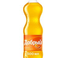 Напиток Сильногазированный Добрый (апельсин) 500мл