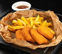 Стандартная фри и куриные наггетсы
