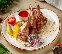 Шашлык из корейки дагестанского ягненка