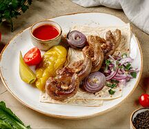 Шашлык из язычков ягнёнка