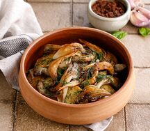 Картофель жареный с грибами