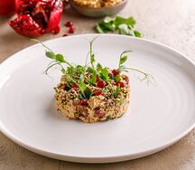 Красное лобио с орехами