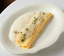 Омлет с трюфельным муссом