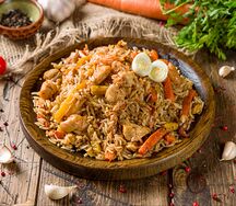 Плов на компанию с цыпленком