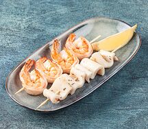 Морепродукты на гриле