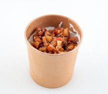 Каша овсяная с яблоками