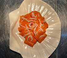 Ригаттони с крабом
