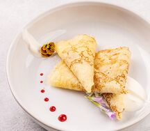 Блинчики со сметаной