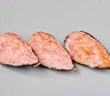 Мидии, запеченные под сырным соусом