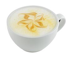 Латте лимонное печенье
