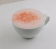 Латте Свекольный с Малиной