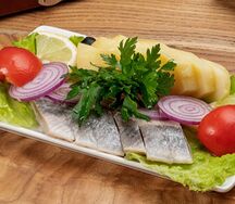 Сельдь с картофелем