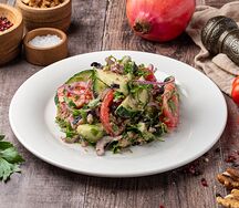 Овощной по-грузински с орехами