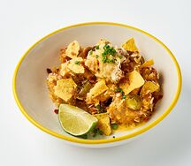 Цыпленок криспи с сырным соусом