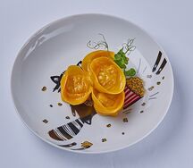 Димсамы цветные с курицей