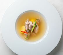 Уха из судака с молоками налима