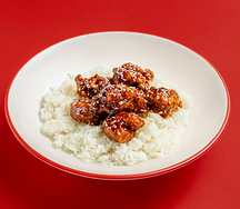 Курица Kowloon с паровым рисом