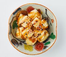 Копченый жареный тофу