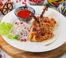 Шашлык из куриного бедра