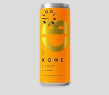 Холодный кофе с апельсиновым соком бамбл в банке Coolbrew