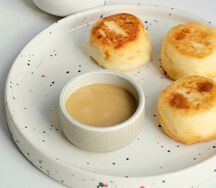 Сырники с кокосовой сгущенкой