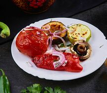 Овощи на мангале