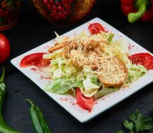 Салат Цезарь с курицей