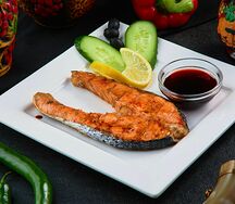 Стейк из лосося