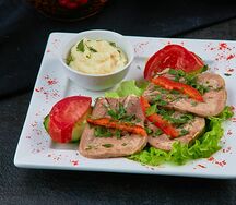 Язык с хреном